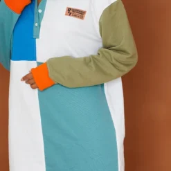 PRETTYLITTLETHING Robe Pull Oversize En Sweat Contrasté Bleu Minéral -Jolie Vêtue Soldes Magasin 5336d0f5a1040bb0d8de877463da38a507163253 cmt7505 5