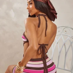 Petite Robe Courte En Maille Tricot Muticolore Dos Nu -Jolie Vêtue Soldes Magasin 53a1dfdc281ee987fc7afa10753e4685306f9456 cne2389 1