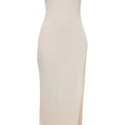 Robe Longue Fendue Blanche à Bordure En Dentelle -Jolie Vêtue Soldes Magasin 54f5f26132f46c570cf3dd2a466aff912fa3c9f3 cnd1296 5