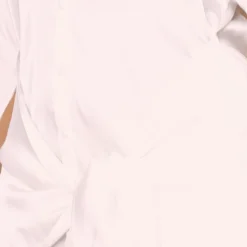 Plus Robe Chemise Oversize Blanche à Lien Noué Devant -Jolie Vêtue Soldes Magasin 551a694f6d9123205ef8d7d46764b3a00ee2ea2f cmw4351 5