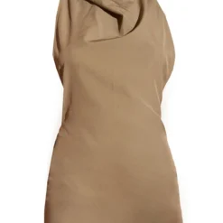 Robe Moulante Kaki Dos Nu à Col Bénitier Montant -Jolie Vêtue Soldes Magasin 571a00a9e283fd71d576f16326dfdfe1c013a4fe cne1025 5