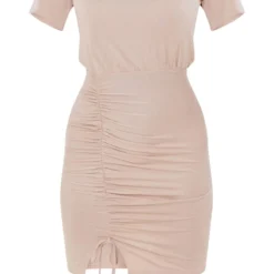 Robe T-shirt En Jersey Taupe -Jolie Vêtue Soldes Magasin 596fb4d70b99c487a4e432ed40154366767770aa cnd5515 5