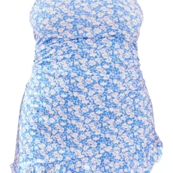 Plus Robe De Plage Fleurie Bleue à Dos Lacé -Jolie Vêtue Soldes Magasin 5b012259136b8b075f4d776a369a687b105d5d2a cnd4997 5