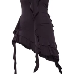 Plus Robe Mi-longue Moulante Noire à Volants 11 Plus Robe Mi-longue Moulante Noire à Volants -Jolie Vêtue Soldes Magasin 5b2969afb31b47466d4e6d55de9b729b4d77ffe9 cnd8779 5