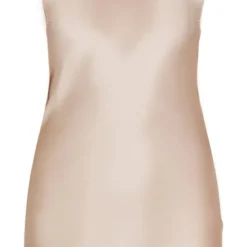 Robe Droite Moulante Satinée Champagne à Dos Nu Bénitier -Jolie Vêtue Soldes Magasin 5b572e82a17c74a0e962de68b5efed5be2d1fdaa cnc6207 5