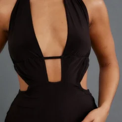 Robe Moulante Chocolat Froncée à Dos Nu Et Détail Sur Le Buste -Jolie Vêtue Soldes Magasin 5d9f125a2b580c539c171e1201c6286a4ee77526 cnb7472 4