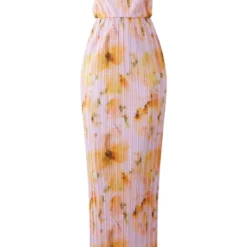 Tall Robe Longue Plissée Rose Fleurie Et Bretelles -Jolie Vêtue Soldes Magasin 60348416257817b78cc8bb15705fa5fe5bac0df9 cnd7370 5