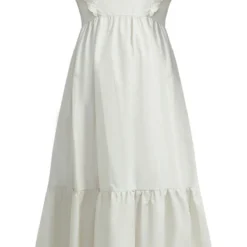 Maternité Robe Longue De Grossesse Beige Volantée Sans Manches -Jolie Vêtue Soldes Magasin 60dc1108f6e4086b2023172feec079fd3a821291 cnd7260 5