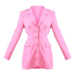 Robe Blazer Découpée Rose Vif à Dos Ouvert -Jolie Vêtue Soldes Magasin 6162d253c9deff644b7bdec0c938c034bb7f4eff cnd2186 5