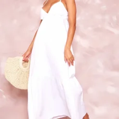 Robe Babydoll Longue Blanche à Bretelles Et Superpositions 8 Robe Babydoll Longue Blanche à Bretelles Et Superpositions -Jolie Vêtue Soldes Magasin 61b037755f21e00ba33299d644770105ed5dad6d cne1529 3