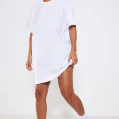 Robe T-shirt Oversize Blanche à Slogan Juicy -Jolie Vêtue Soldes Magasin 623eef01851f9ccde2e25904804a0d16b5a4aa0e cne4793 3