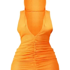 Shape Mini Robe Texturée Transparente Orange Froncée Devant à Capuche -Jolie Vêtue Soldes Magasin 627b0931be35df1c2ee1a5e0ca5e6f9f2b6ca3a9 cne9164 5