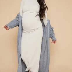 Maternité Robe De Grossesse Mi-longue Côtelée Gris Pierre à Manches Longues 9 Maternité Robe De Grossesse Mi-longue Côtelée Gris Pierre à Manches Longues -Jolie Vêtue Soldes Magasin 62fd07df9b61c8f100d323d270c4742847b6b268 cnb2435 3