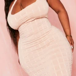 Plus Robe Longue Texturée Gris Pierre à Bretelle Dédoublée Unique -Jolie Vêtue Soldes Magasin 6440e47d0fe4522b5fc609f85ef1176589f2a35e cmz2251 4