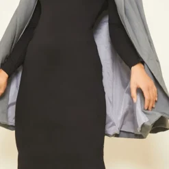 Petite Robe Mi-longue Noire En Jersey à Manches Longues -Jolie Vêtue Soldes Magasin 66f13ecb3be68395f83fe8f3f4d766c01634f901 cmf7062 4