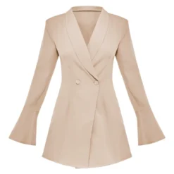 Robe Blazer Sauge à Double Boutonnière Et Manches Flûtes -Jolie Vêtue Soldes Magasin 6747d457b4728ef24eeaefa65c398d8dfb55e840 cnd6341 5