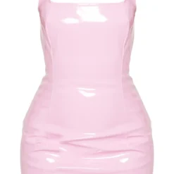 Robe Moulante En Similicuir Rose Tendre -Jolie Vêtue Soldes Magasin 67aeed12099e16b6eb6c60874284984dfc50dccf clz6347 3