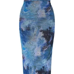 Plus Robe Longue Bustier En Mesh Gris Imprimé Abstrait -Jolie Vêtue Soldes Magasin 682533895dafefee5b6242b9ed759dcfd45a4186 cna9994 5