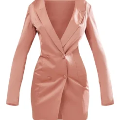 Robe Blazer Mauve Satinée à Dos Bénitier -Jolie Vêtue Soldes Magasin 68985220b9f433f0ab0a14812351e6aa408b2af8 cnd3530 5