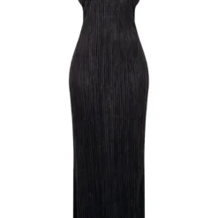 Logic Robe Longue Noire Plissée à Bretelles Et Dos échancré -Jolie Vêtue Soldes Magasin 68bb69f05dfb677faa1ecafac8cae9d5dbc84068 cne3460 5