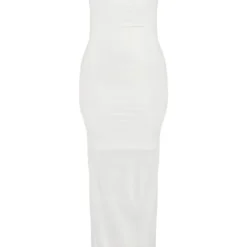 Robe Longue Moulante Crème à Col Bénitier Avec Noeud Et Dos Ouvert -Jolie Vêtue Soldes Magasin 68c407b7a90784be23fff002079824547bfd9019 cnd2261 5