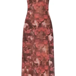 Tall Robe Longue Fleurie Rose à Col Bénitier -Jolie Vêtue Soldes Magasin 6930fc3cc79bc94864f40c8bd67baf53e0f395ff cnd3395 5