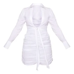 Robe Chemise Décolletée Froncée Blanche Effet Lin 11 Robe Chemise Décolletée Froncée Blanche Effet Lin -Jolie Vêtue Soldes Magasin 694d1b5913a282a7ee0c3cdf5efbd4507b31af88 cnd5417 5