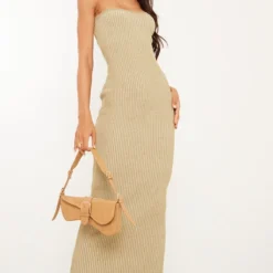 Tall Robe Bustier Mi-longue Sauge Chiné En Maille Tricot -Jolie Vêtue Soldes Magasin 6a3678372215d38c4e3ac05747821ebf58a71f2c cnf1302 3