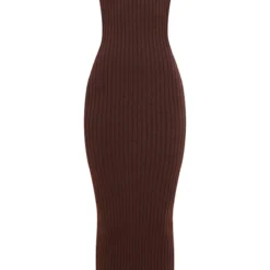Robe Longue En Maille Tricot Marron Chocolat à Dos Nageur échancré -Jolie Vêtue Soldes Magasin 6a6b158d65304094011c7bbd8fbddba0ea45af76 cnc2780 6