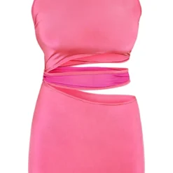 Robe Moulante Rose Vif Sans Manches à Découpes Multiples -Jolie Vêtue Soldes Magasin 6cb79a5b2bf2cf7e388f8be5de59e16401fb1f7d cnd7727 5