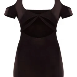 Robe Très Moulante Torsadée Chocolat à Dos Nu Noué -Jolie Vêtue Soldes Magasin 70199cc30c6d2e5b962e7569eff236d2dfea4daa cnd2280 5