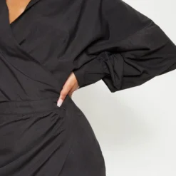 Robe Noire Mi-longue Style Chemise -Jolie Vêtue Soldes Magasin 70a51e2e3b5727aa6495aef03fb7976c834da266 cmc5396 5