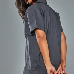 Robe Chemise Cargo Gris Anthracite Oversize à Poches Et Manches Courtes 8 Robe Chemise Cargo Gris Anthracite Oversize à Poches Et Manches Courtes -Jolie Vêtue Soldes Magasin 733c913e492c04dc6e9b9d8c4a907199313af419 cna1002 2