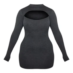 Shape Robe Moulante Découpée En Jersey Gris Anthracite à Manches Longues -Jolie Vêtue Soldes Magasin 737bc0ab93de100c2d4f7d9e14d4eb594232a270 cnd0618 5