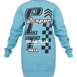 Petite Robe Pull Bleue Imprimé PLT Cross -Jolie Vêtue Soldes Magasin 747504529ec4dd932be2b02c173f871f44f65325 cnd0248 5