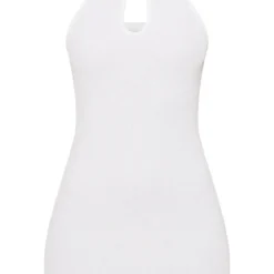 Robe Moulante Dos Nu Crème Côtelée à Découpe Goutte D'eau -Jolie Vêtue Soldes Magasin 752f6b3bd354d1bdd3451292e94db7cba7f416b3 cmy8355 6