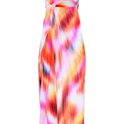 Logic Robe Fendue Longue Plissée Imprimé Abstrait Rose à Noeud 11 Logic Robe Fendue Longue Plissée Imprimé Abstrait Rose à Noeud -Jolie Vêtue Soldes Magasin 779bce9d3eedcf9a204e2ad5b5266c7d84427316 cne3456 5