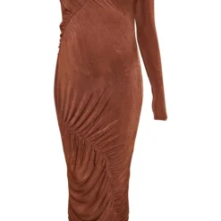 Maternité Robe De Grossesse Très Moulante Froncée En Acétate Chocolat à Détail Coutures -Jolie Vêtue Soldes Magasin 78645acfc104ec99dbdce991d9f2c0893f491ff4 cnb6524 5