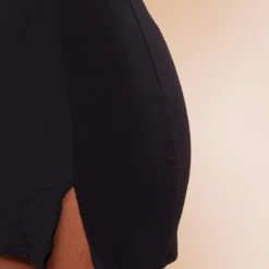 Robe Moulante Noire Fendue à Dos Nu Et Col Montant -Jolie Vêtue Soldes Magasin 78bb06e551c60ecdef64f0af07f9dbae7ca02116 cnb3609 4