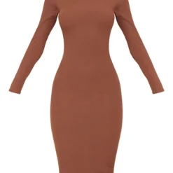 Logic Robe Mi-longue Côtelée Chocolat Basique à Manches Longues 11 Logic Robe Mi-longue Côtelée Chocolat Basique à Manches Longues -Jolie Vêtue Soldes Magasin 7929417b26c067264b9ad9e0b0e788f94f3335d4 cmo8126 6