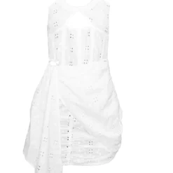 Robe Portefeuille Moulante En Broderie Blanche à Corset -Jolie Vêtue Soldes Magasin 79988dd5b3f7c22fa367bf544011fdbf43ff6c00 cnd5470 5