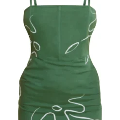 Robe Moulante Kaki Effet Lin à Imprimé Et Bretelles -Jolie Vêtue Soldes Magasin 7a2ee9a730fb6611a089cfc3ffa923e7f0f36476 cnd5461 5