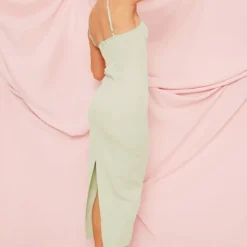 Robe Longue Tissée Vert Sauge à Détail Corset Et Bretelles -Jolie Vêtue Soldes Magasin 7bcb3daf087b9df1c94e7746f50b030691db1a19 cnc7631 2