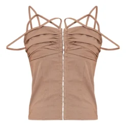 Tall Mini-robe Effet Lin Taupe Style Corset -Jolie Vêtue Soldes Magasin 7cbe15022e07ab8c9c61528a724bc7f0940971f3 cnd6792 5