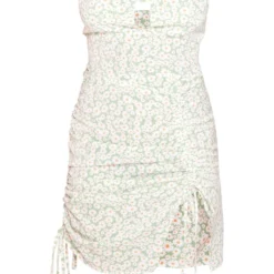 Robe Fendue Moulante Verte Fleurie à Devant Froncé 11 Robe Fendue Moulante Verte Fleurie à Devant Froncé -Jolie Vêtue Soldes Magasin 7cf71344729b425f4c4504bd0c37b34353003710 cnd5453 5