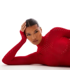 Robe En Maille Tricot Transparente Rouge à Parties Contrastantes 10 Robe En Maille Tricot Transparente Rouge à Parties Contrastantes -Jolie Vêtue Soldes Magasin 7d26b53bac03960e7c3b70cc2caed0a8995f478c cnb8428 4