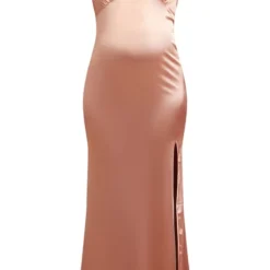 Maternité Robe De Grossesse Longue Rose Cendré Moulante Style Disco à Dos Nu -Jolie Vêtue Soldes Magasin 7d45d5d42c13b4d71c485d8e338019be1ed6f02c cnd3227 5