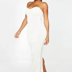 Shape Robe Longue Plissée Crème à Bretelles Et Détail Bonnets -Jolie Vêtue Soldes Magasin 7db4edeecfa2d09eb1ec53b84ae03dc720e23acf cmo5092 3