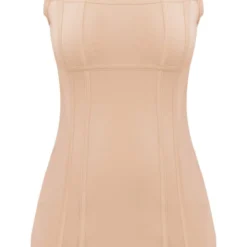 Robe Moulante En Coton Gris Pierre Détail Coutures Style Corset -Jolie Vêtue Soldes Magasin 7e7dc84109a9199c9a77ac6aa975c7ebf430fba6 cnd1285 5