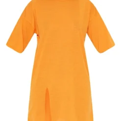 Robe T-shirt Orange Vif Fendue Oversize Style Boyfriend -Jolie Vêtue Soldes Magasin 7ec106ecb9ed28b8c6f818b7d9f460aa0f22ff08 cmz1950 6